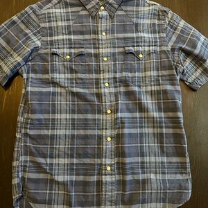 Ralph Lauren Blue Casual Button Down Shirt